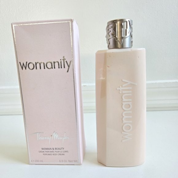 New 100% Thierry Mugler Womanity Body Cream 200 ml/6.9 oz New In Box Not Sealed - Picture 6 of 8